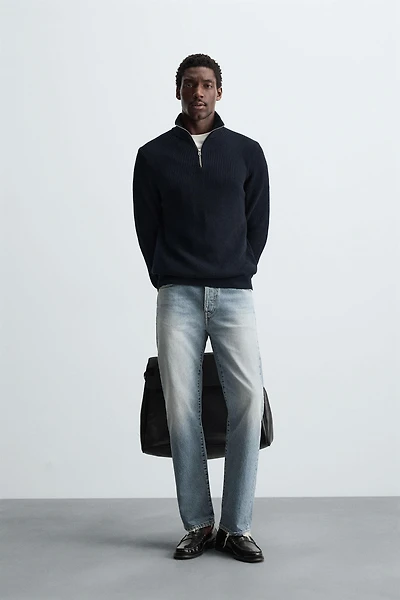 PULL COL CHEMINÉE ZIP