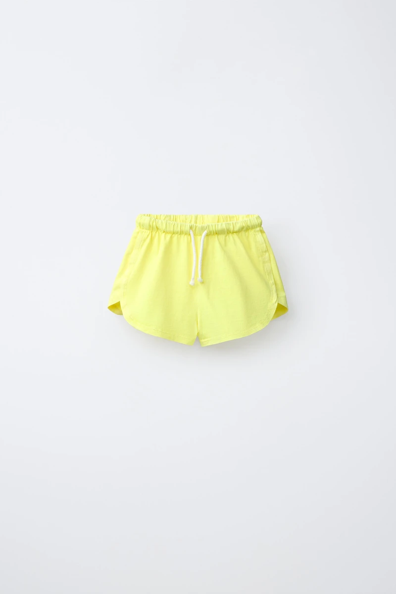PLAIN JOGGING T-SHIRT AND SHORTS SET