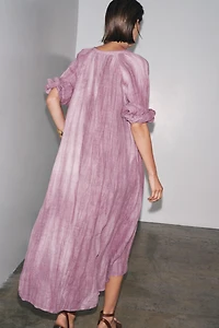 ROBE TUNIQUE EN LIN TIE DYE ZW COLLECTION