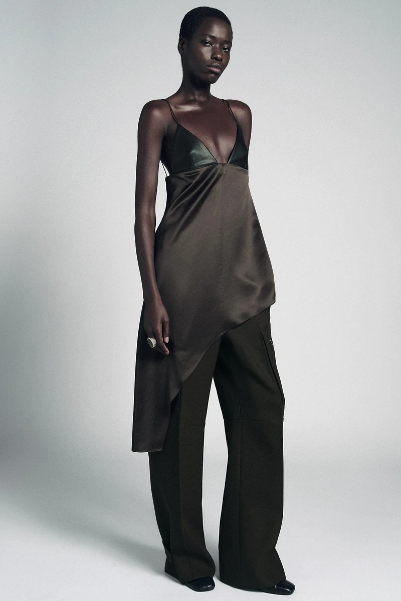 TOP ASYMÉTRIQUE BIMATIÈRE ZW COLLECTION