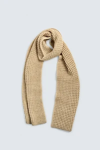 WAFFLE KNIT SCARF LIMITED EDITION