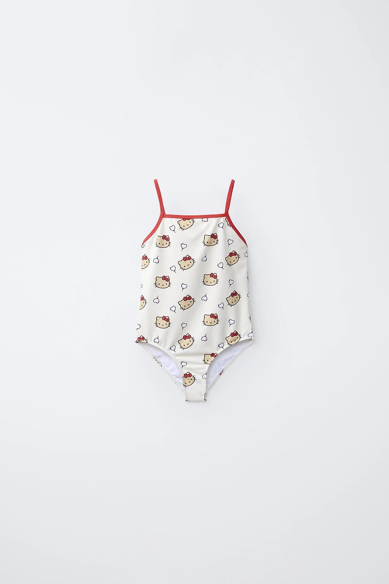 2-6 YEARS/ HELLO KITTY © SANRIO PRINT SWIMSUIT