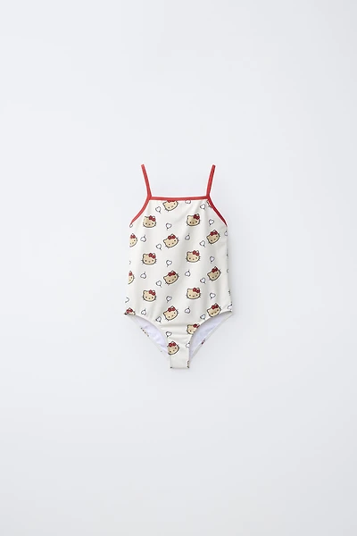2-6 YEARS/ HELLO KITTY © SANRIO PRINT SWIMSUIT