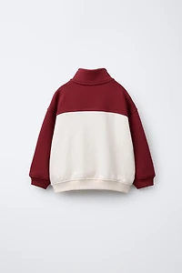 NUMBER ZIP SWEATSHIRT