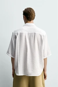 FLOWY TEXTURED SHIRT