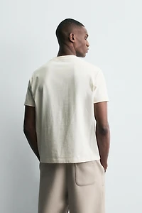 RAISED TEXT T-SHIRT