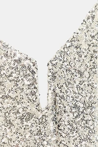 ZW COLLECTION SEQUIN MIDI DRESS