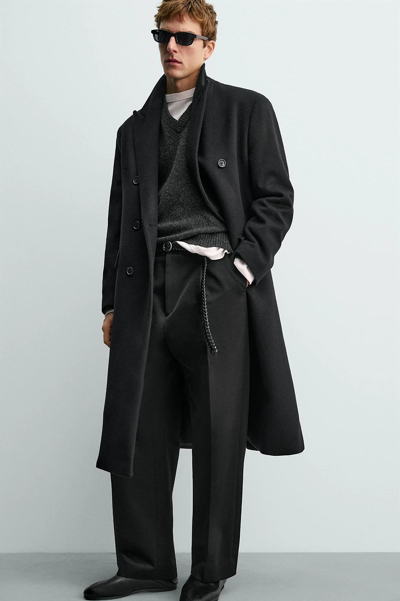 RELAXED FIT PLEATED PANTS AARON LEVINE X ZARA