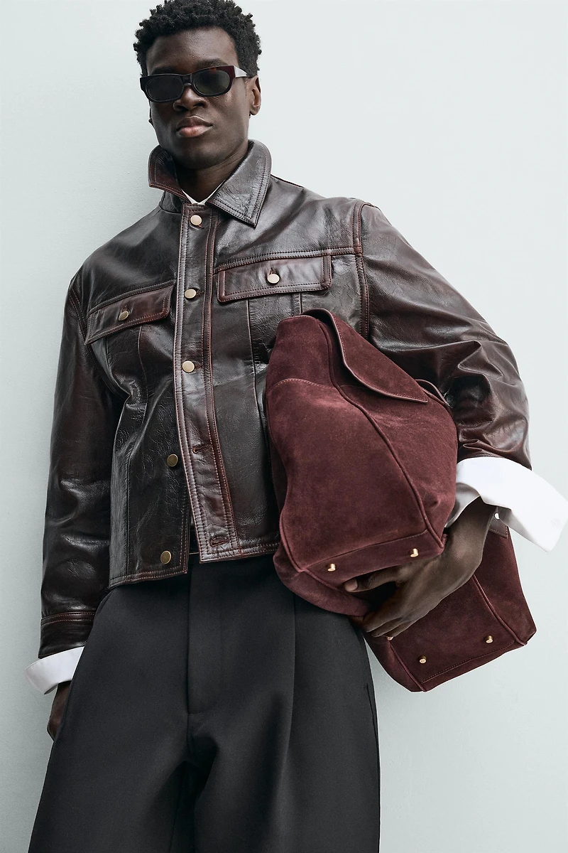 WASHED LEATHER JACKET