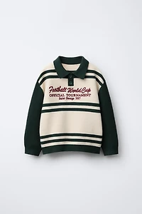 VARSITY KNIT POLO SHIRT