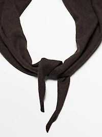 100% cashmere bandana