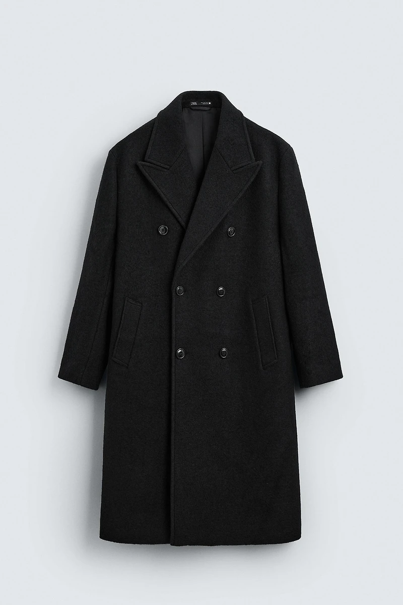 WOOL COAT BOUCLÉ TEXTURE