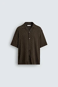 CHEMISE JACQUARD GÉOMÉTRIQUE