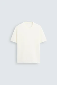 T-SHIRT EN MAILLE RELAXED FIT