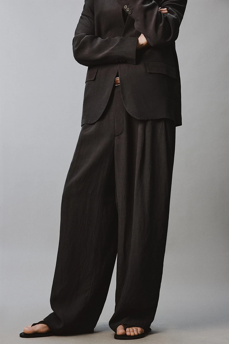 PANTALON DE COSTUME COUPE LARGE DÉCONTRACTÉE