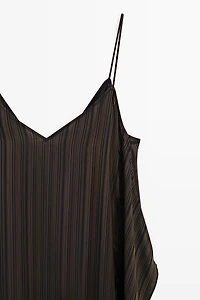Asymmetrical flowing midi dress