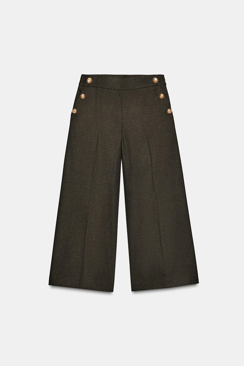 BUTTONED CULOTTES