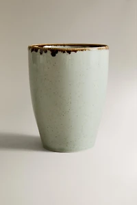 TASSE PORCELAINE BORD VIEILLI