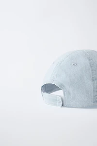 EMBROIDERED FISH DENIM CAP