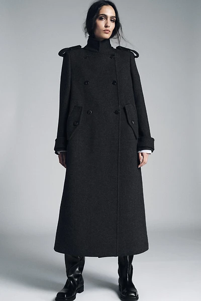 LONG WOOL COAT ZW COLLECTION LIMITED EDITION