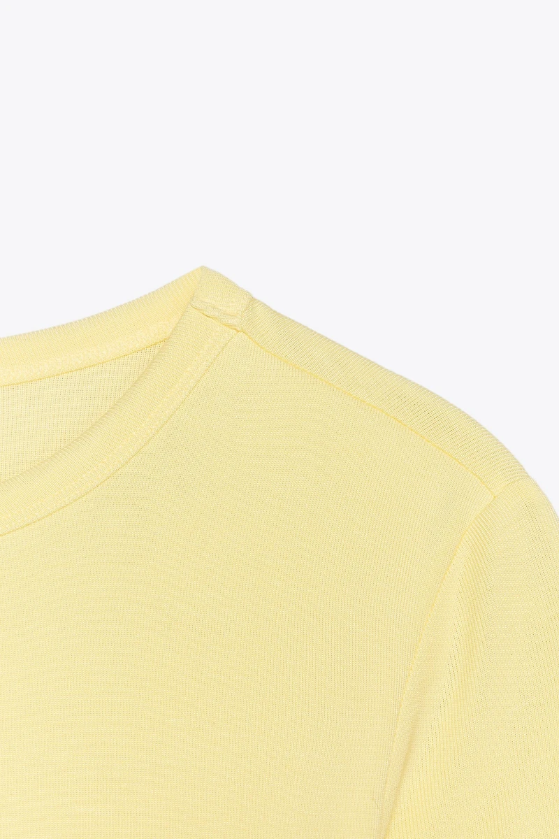 SHORT SLEEVE VISCOSE T-SHIRT