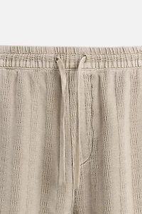 JACQUARD RELAXED FIT PANTS