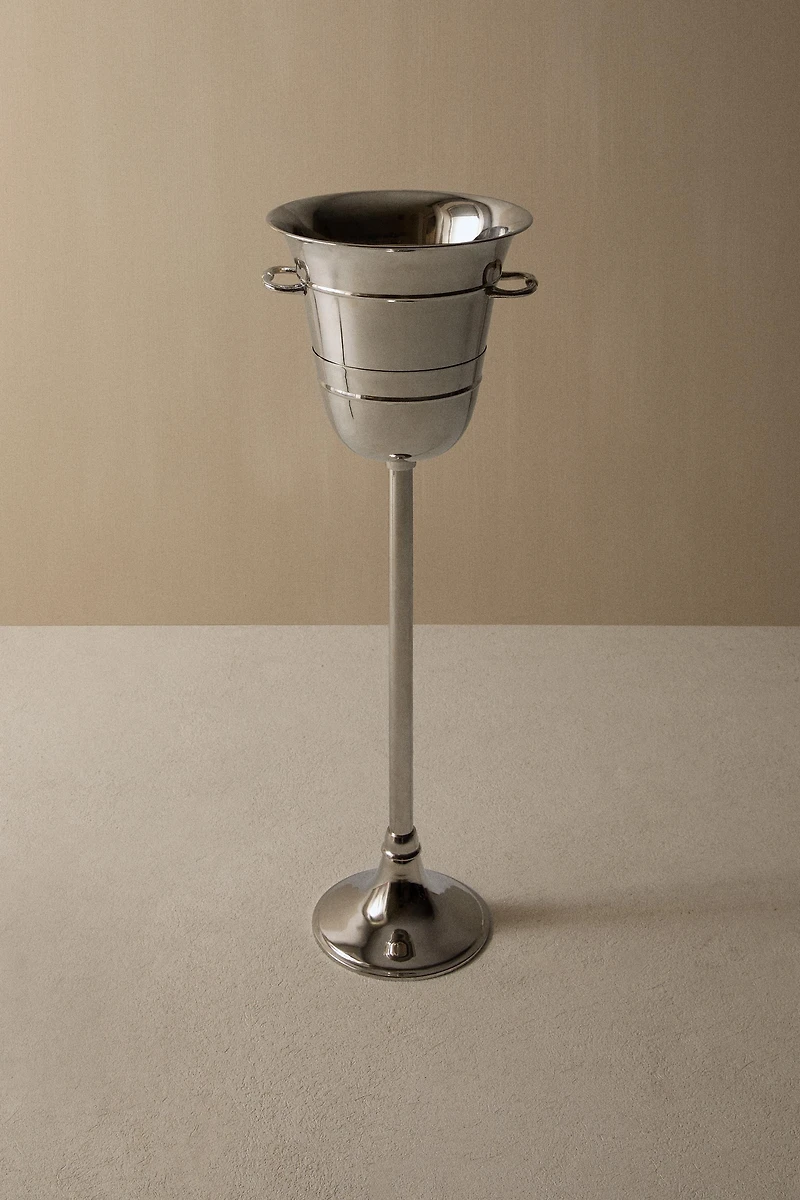 BRASS STANDING WINE COOLER