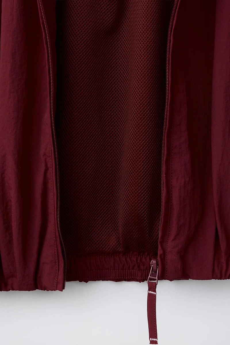SPORTY CONTRAST PIPING JACKET