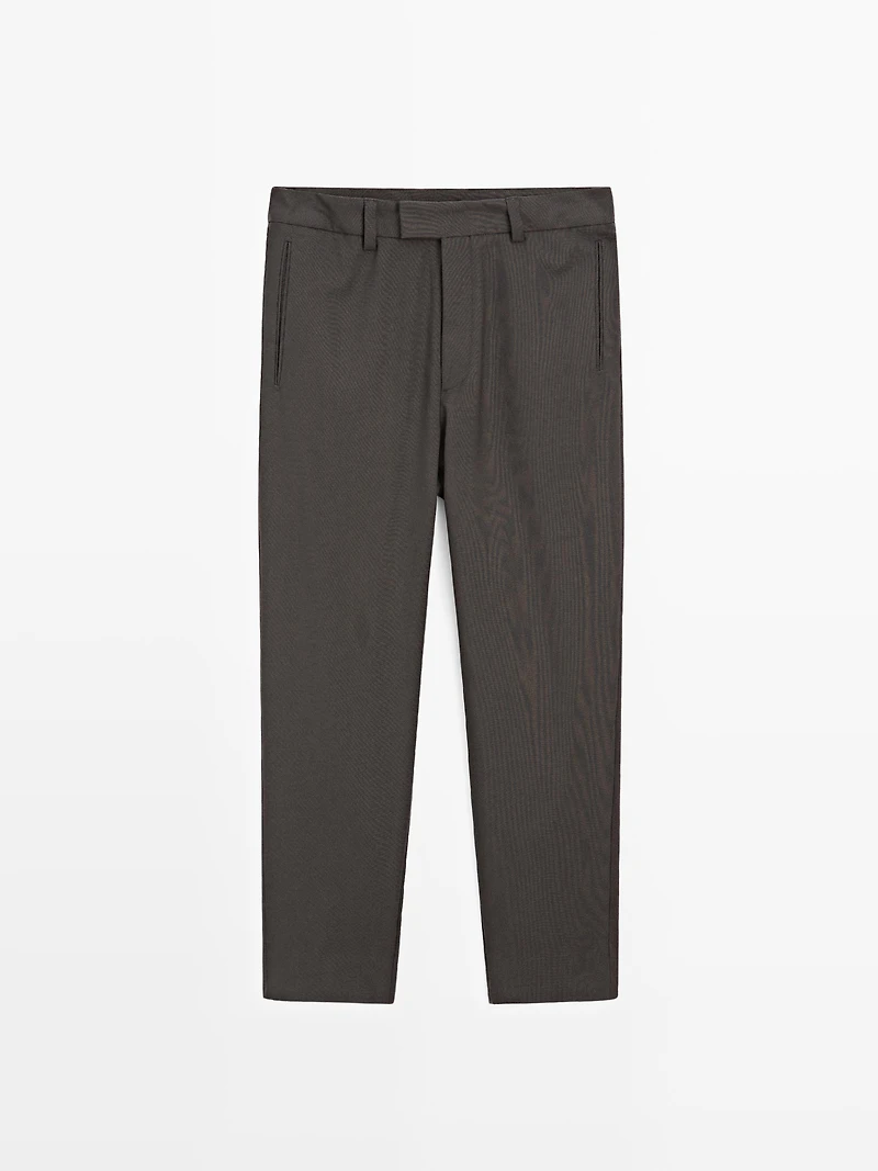 100% wool suit trousers - LIMITED