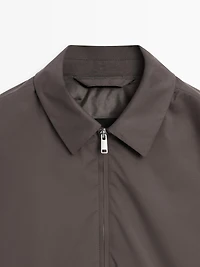 Veste bomber déperlante détail bas