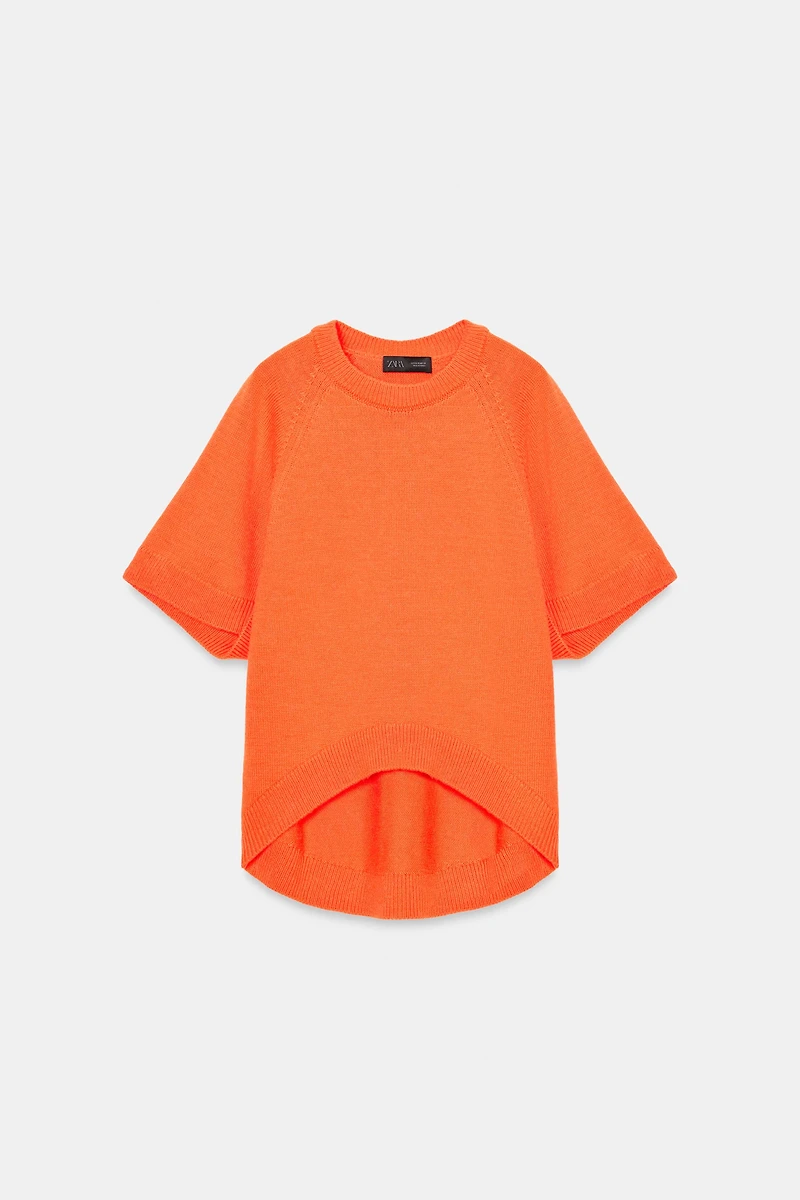 SHORT SLEEVE KNIT JUMPER