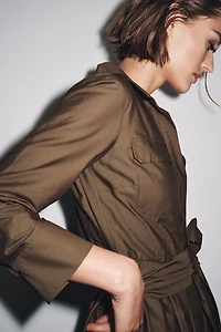ZW COLLECTION POPLIN SHIRT DRESS
