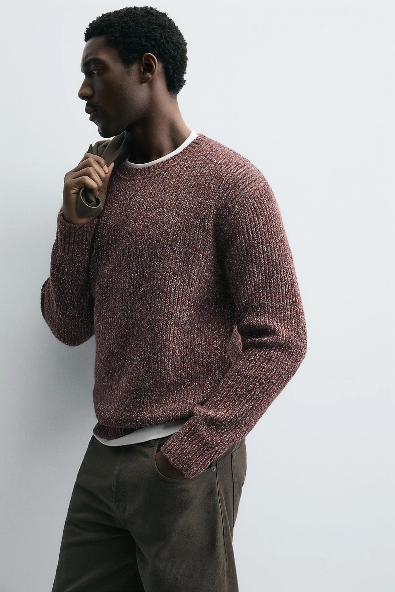 PURL KNIT SWEATER