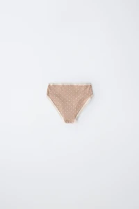 1 1/2-6 YEARS/SIX-PACK OF POLKA DOT UNDERWEAR