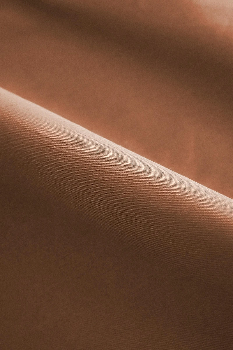 PERCALE COTTON FITTED SHEET | 11.8" THICK ( THREAD COUNT