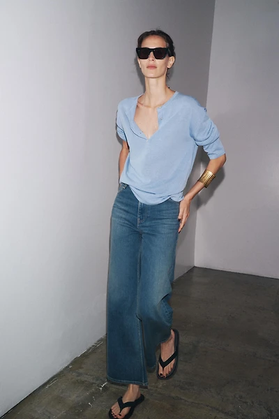 PULL OVERSIZE EN MAILLE UNIE
