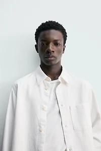FLUID REGULAR FIT DENIM SHIRT