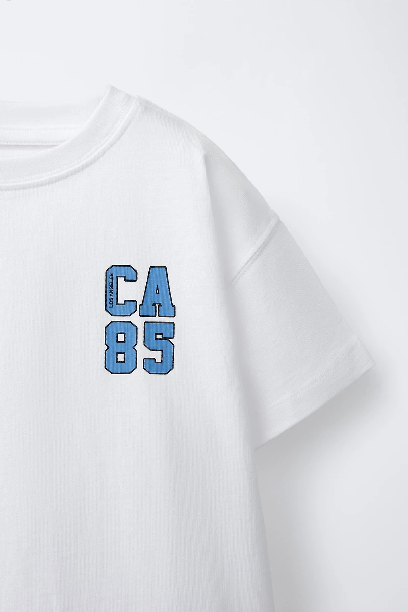 JOGGING TEXT T-SHIRT
