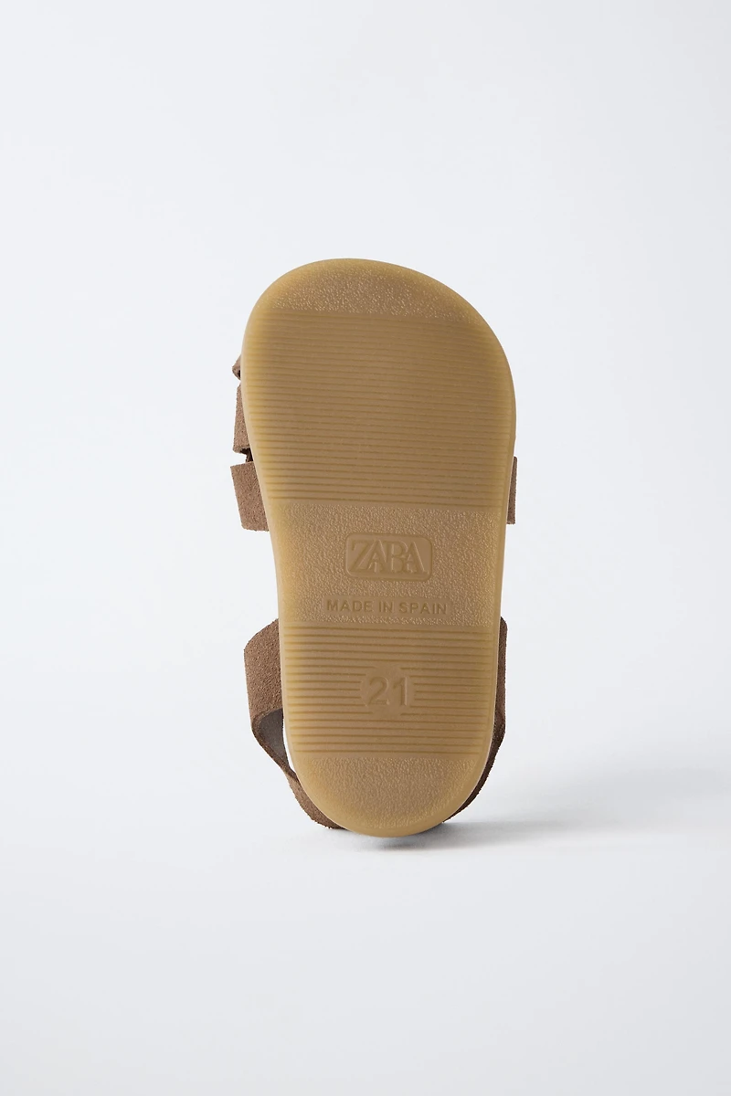 BAREFOOT LEATHER FISHERMAN SANDALS