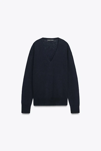 PULL 100 % LAINE ULTRA DOUCE COL EN V