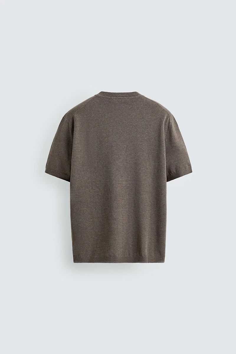KNIT REGULAR FIT T-SHIRT