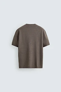 KNIT REGULAR FIT T-SHIRT