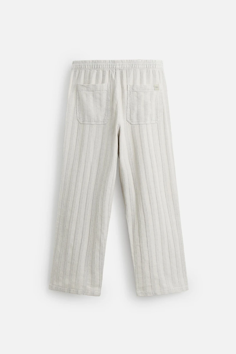 PANTALON COUPE DÉCONTRACTÉE JACQUARD