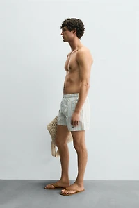EMBROIDERED MID-LENGTH SWIMSUIT