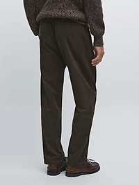 Corduroy jogger fit trousers