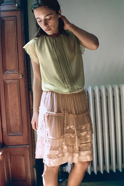 GEORGETTE RUFFLED SKIRT