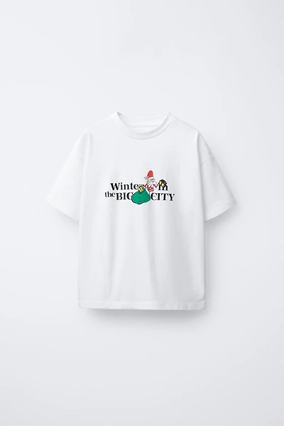 SANTA CLAUS PRINT T-SHIRT