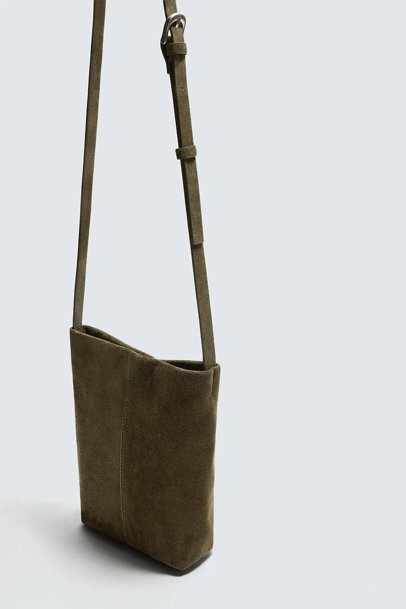 LEATHER CROSSBODY BAG