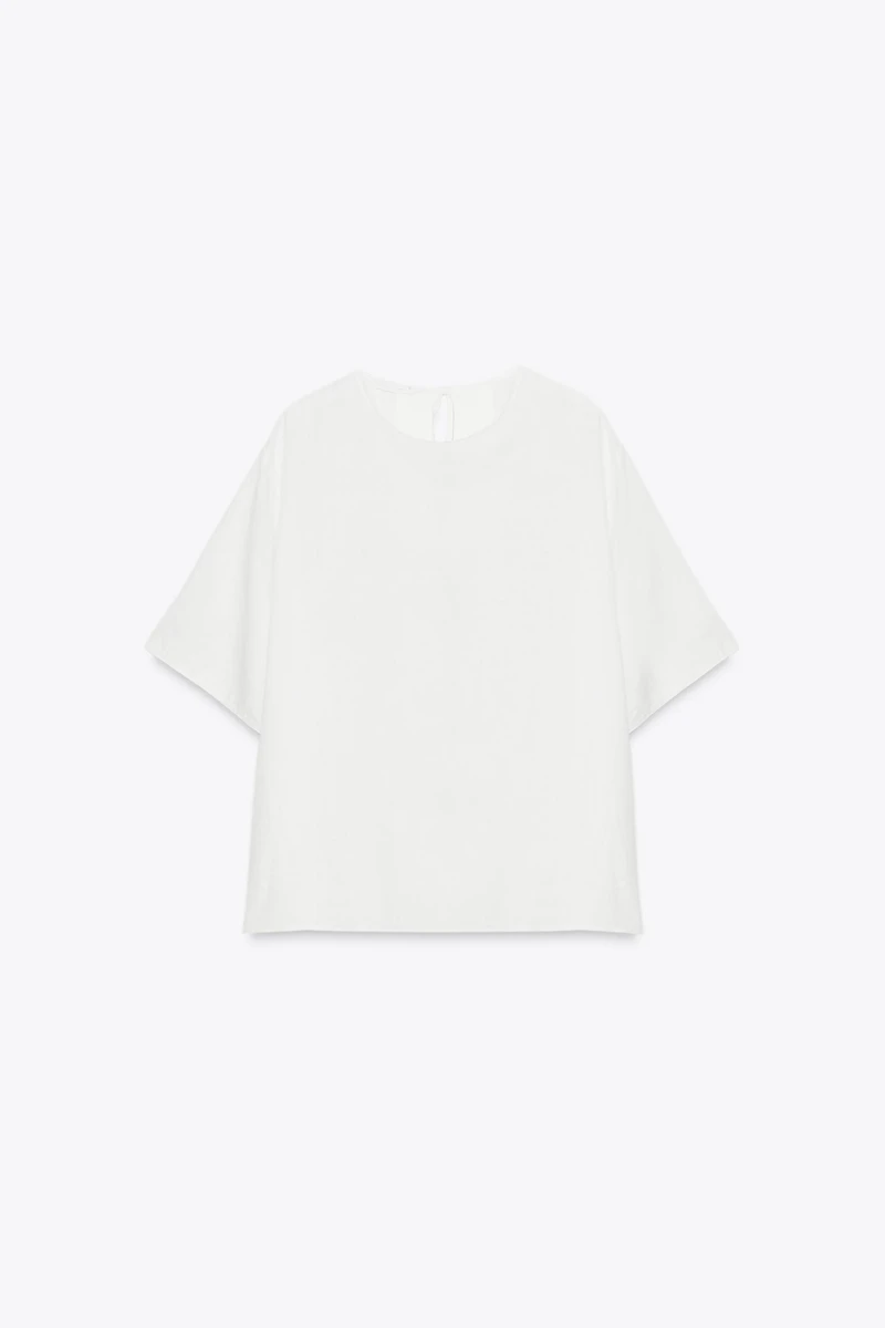 ZW COLLECTION LINEN TIE TOP
