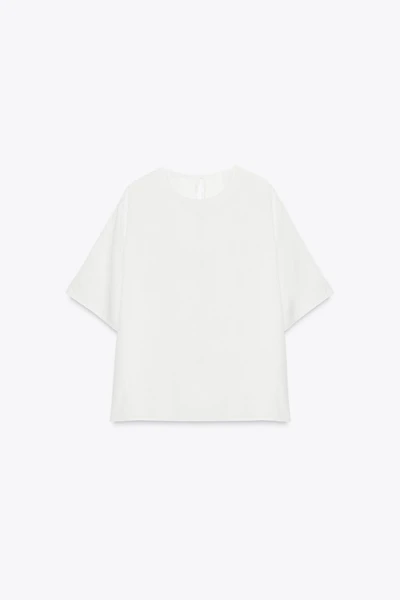 ZW COLLECTION LINEN TIE TOP